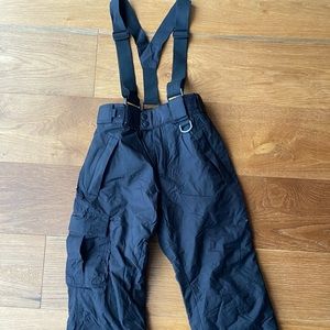 Snow pants with suspenders. Girls size 10